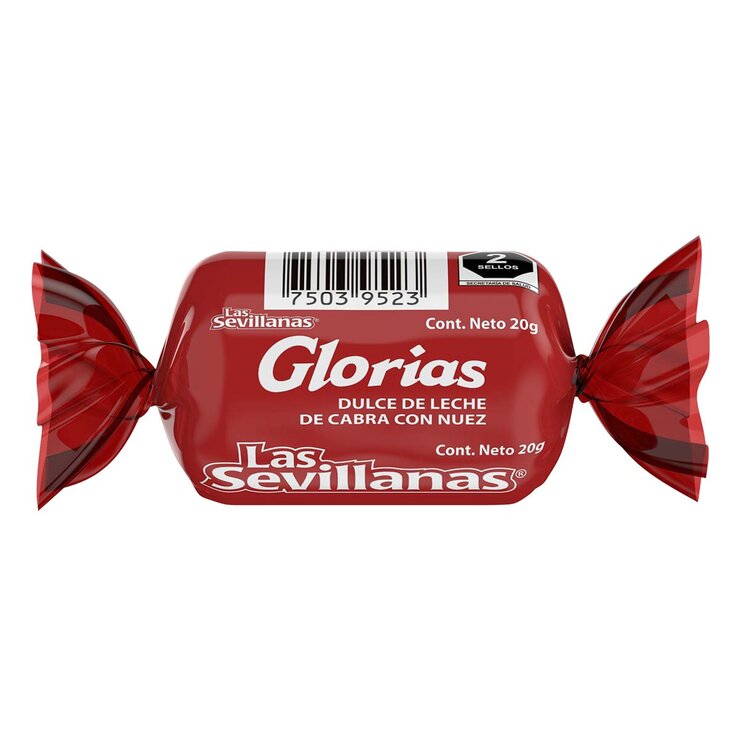 Las Sevillanas Glorias con Nuez 50 pzas de 20 g — Imagen 2 de 3