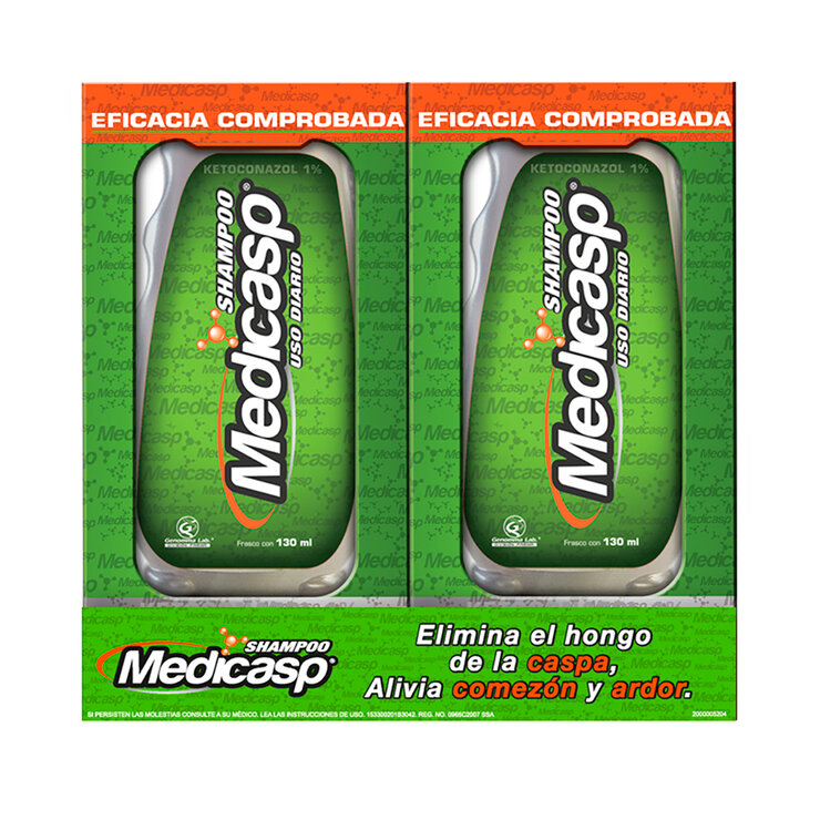 Medicasp Shampoo 2 Pzas de 130 ml — Imagen 1 de 3