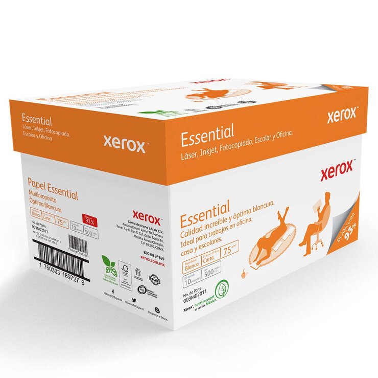 Xerox Essential Papel Bond Tamaño Carta 5,000 Hojas