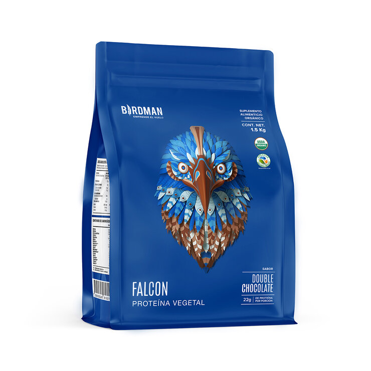 Birdman Proteína Vegana Orgánica Sabor Doble Chocolate 1.5 kg — Imagen 1 de 4