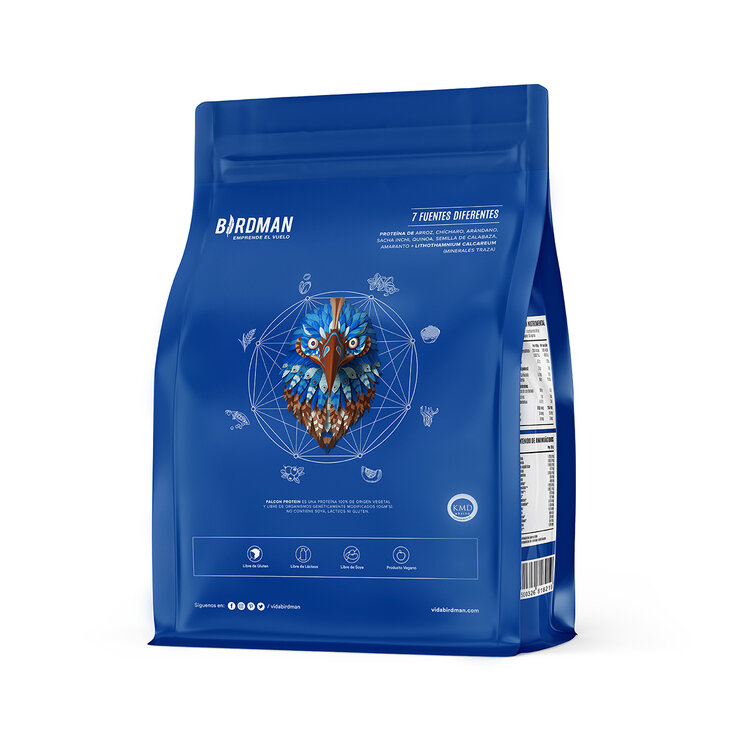 Birdman Proteína Vegana Orgánica Sabor Doble Chocolate 1.5 kg — Imagen 2 de 4
