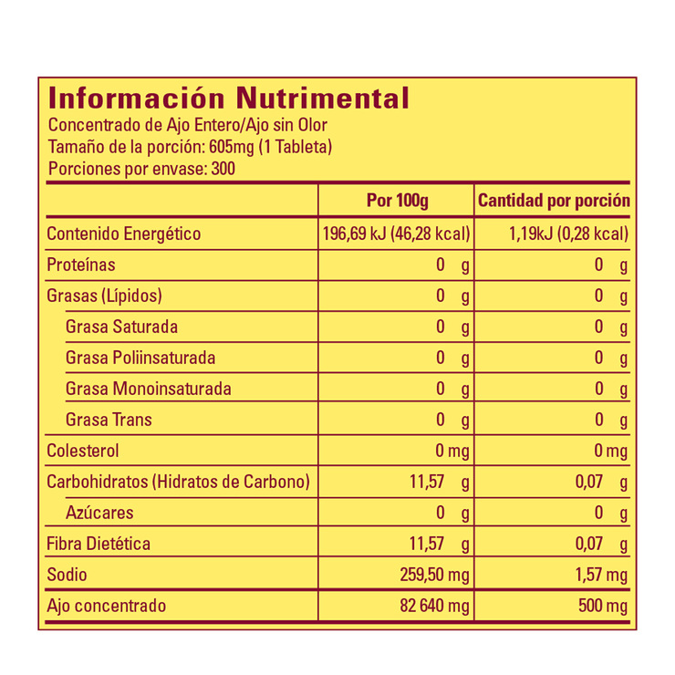 Nature Made Ajo sin olor 300 tabletas — Imagen 2 de 2