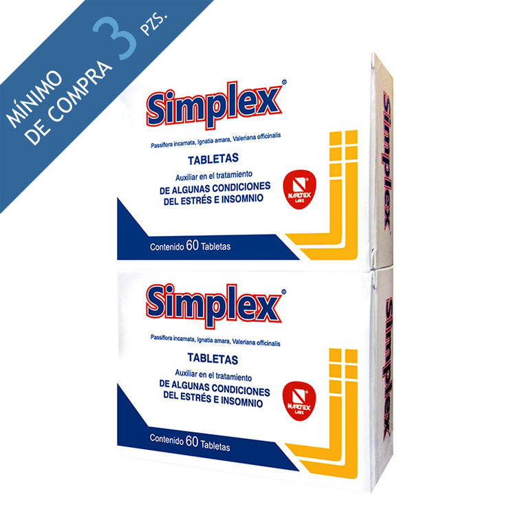 Simplex 2 Paquetes de 60 Tabletas c/u — Imagen 1 de 2