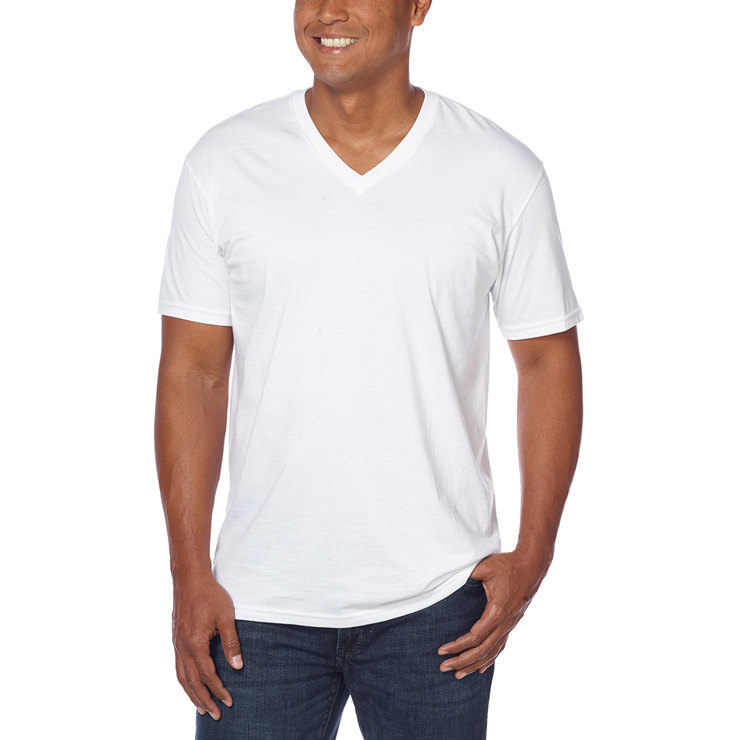 Calvin Klein, Playera Cuello en V para Caballero, 4 Piezas — Imagen 1 de 2