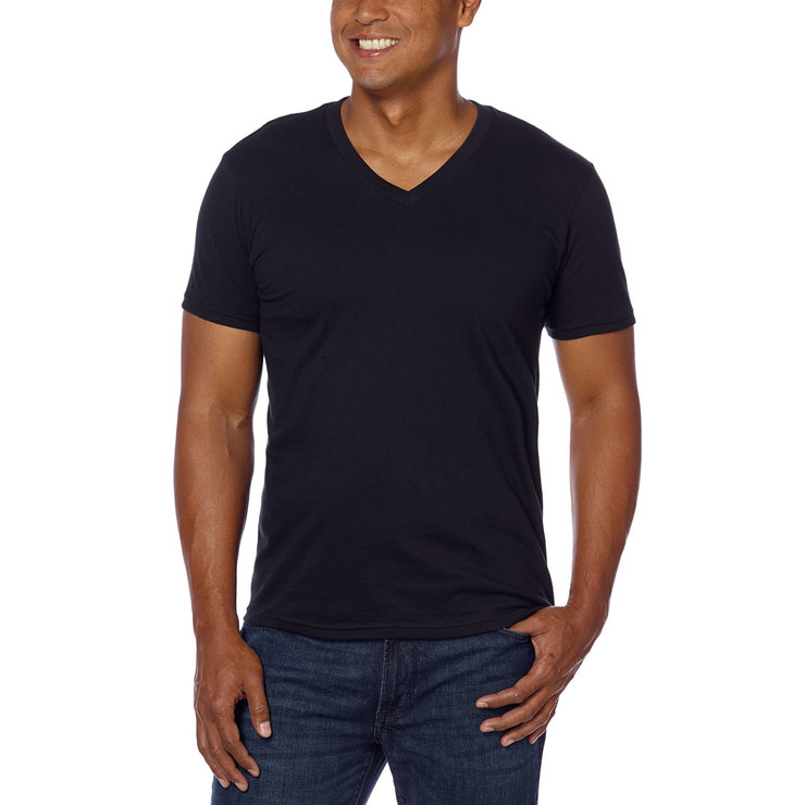 Calvin Klein, Playera Cuello en V para Caballero, 4 Piezas — Imagen 2 de 2
