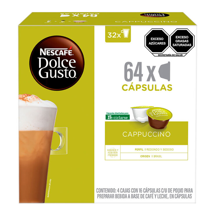 Nescafé Dolce Gusto, 64 cápsulas sabor Cappuccino — Imagen 1 de 4