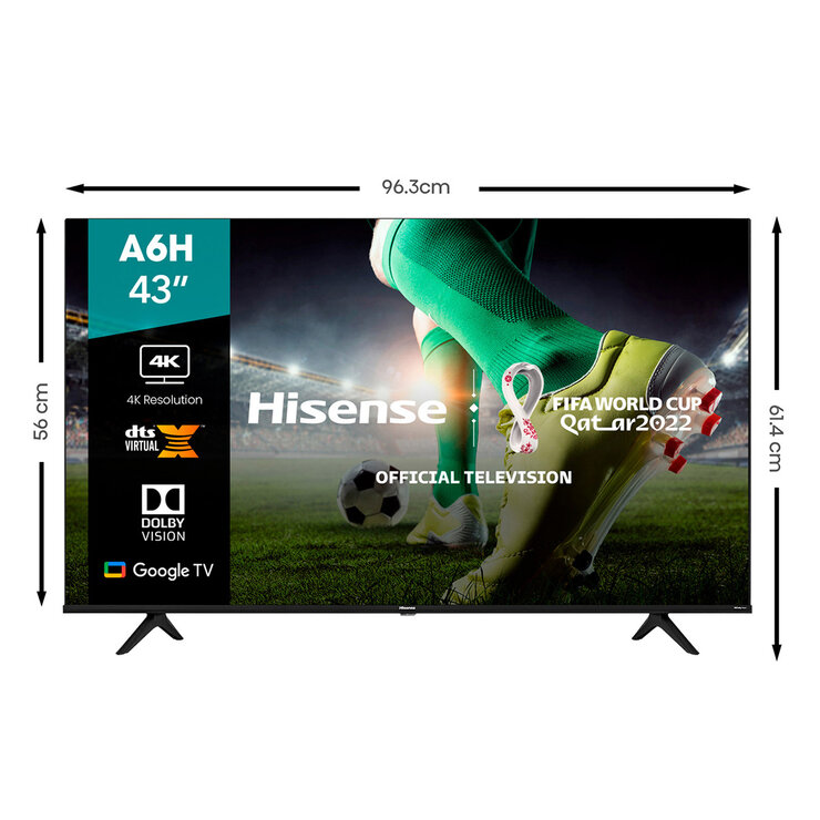 Hisense Pantalla 43" 4K UHD Smart TV — Imagen 2 de 4