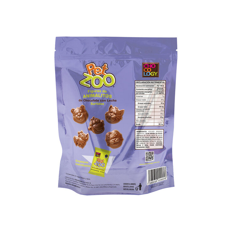 Chocology Pet Zoo Figuras de Animalitos de Chocolate 500 g — Imagen 2 de 4