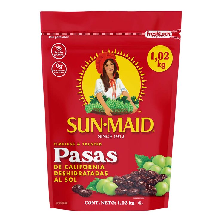 Sun Maid Pasas de California 2 pzas de 1 kg — Imagen 2 de 4