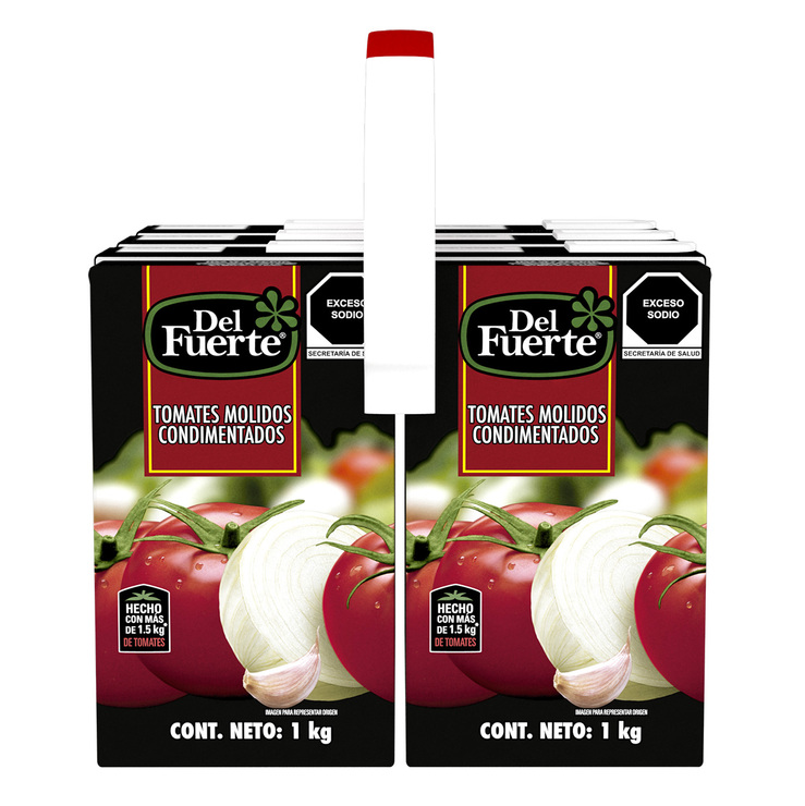 Del Fuerte Pure de Tomate 6 de 1 kg — Imagen 2 de 2