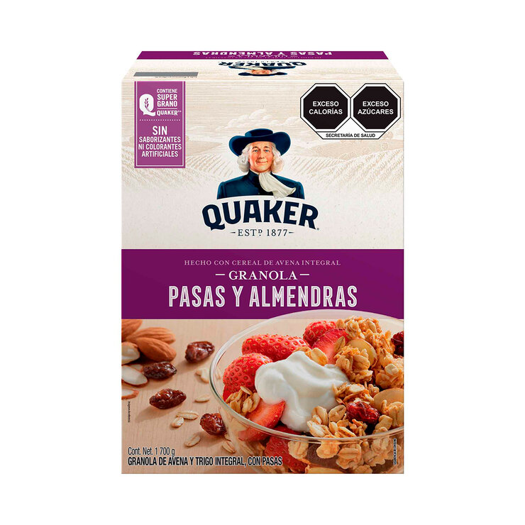 Quaker Granola Pasas y Almendra 1.7 Kg — Imagen 1 de 3
