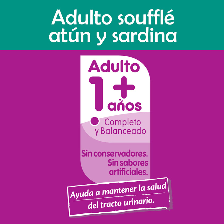 Whiskas Alimento Húmedo para Gato Sabor Atún y Sardina 24 pzas de 85 g — Imagen 4 de 4