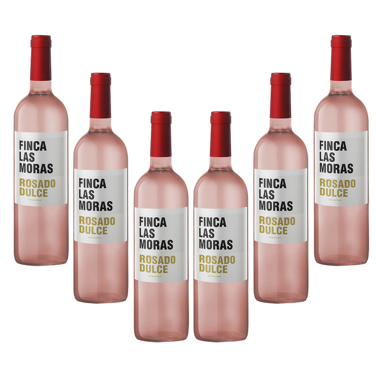 Vino Rosado Dulce Las Moras 6/750ml