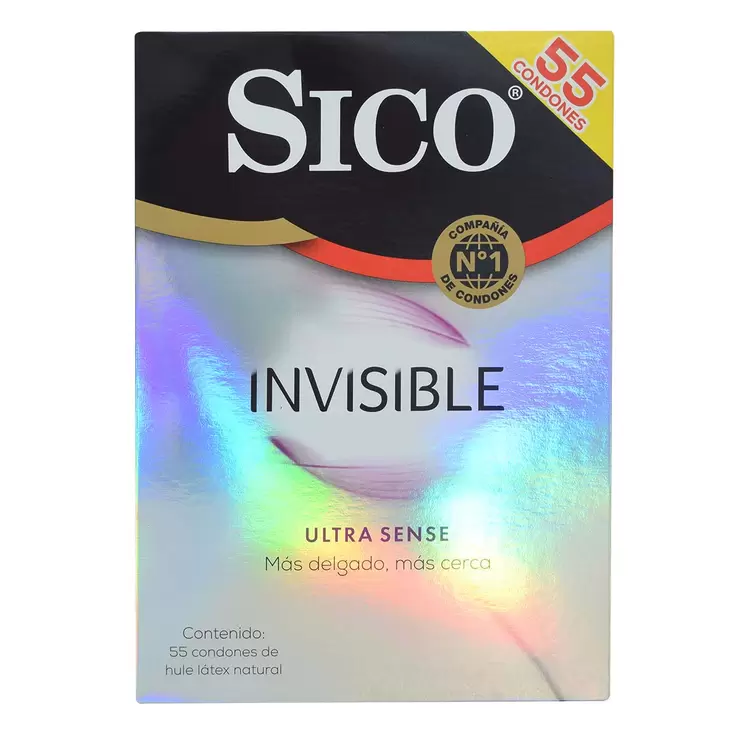 Sico Ultra Sense Invisible con 55 Condones — Imagen 1 de 3