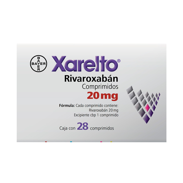 Xarelto 20mg 28 Comprimidos — Imagen 2 de 3