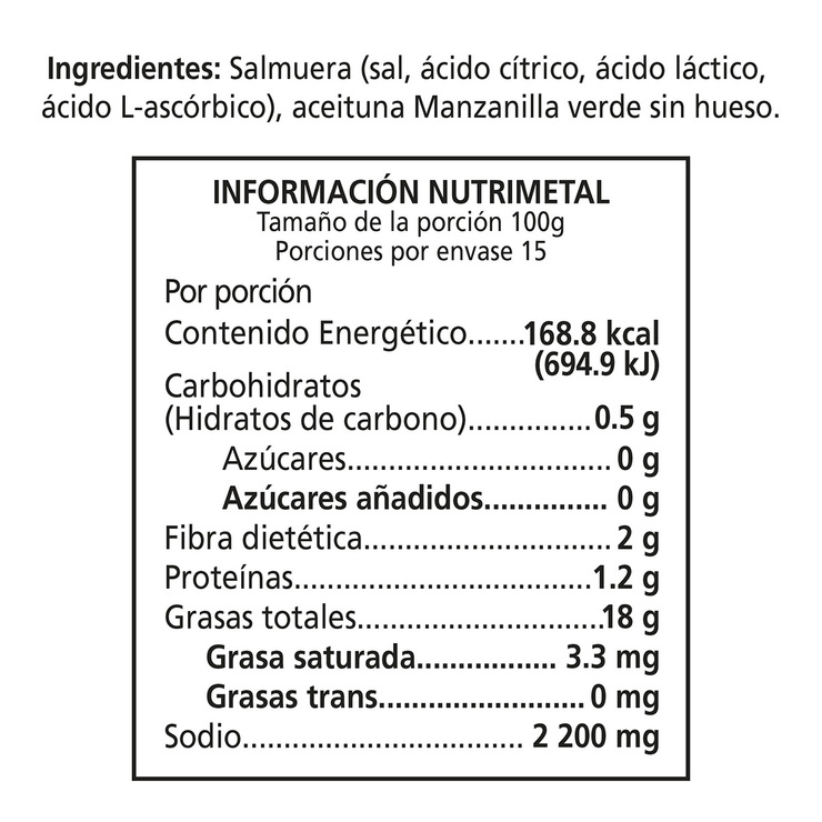 Serpis Aceituna sin Hueso 1.5 kg — Imagen 2 de 2