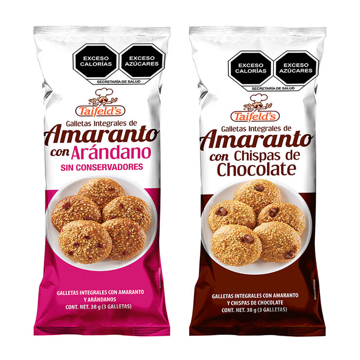 Taifelds Galletas de Amaranto con Arándano y Chispas De Chocolate 608 g — Imagen 2 de 4