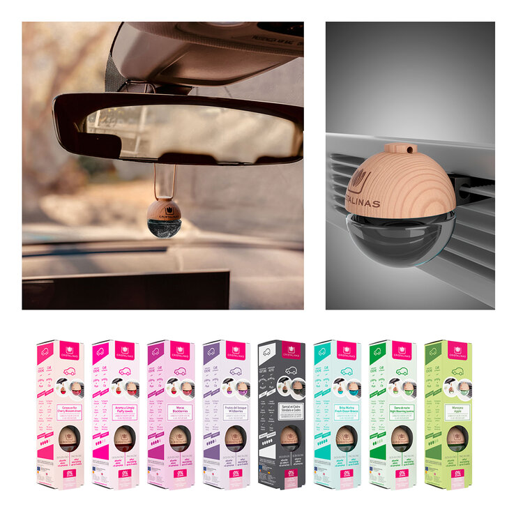 Cristalinas Aromatizante para Automóvil 8 Piezas — Imagen 1 de 3