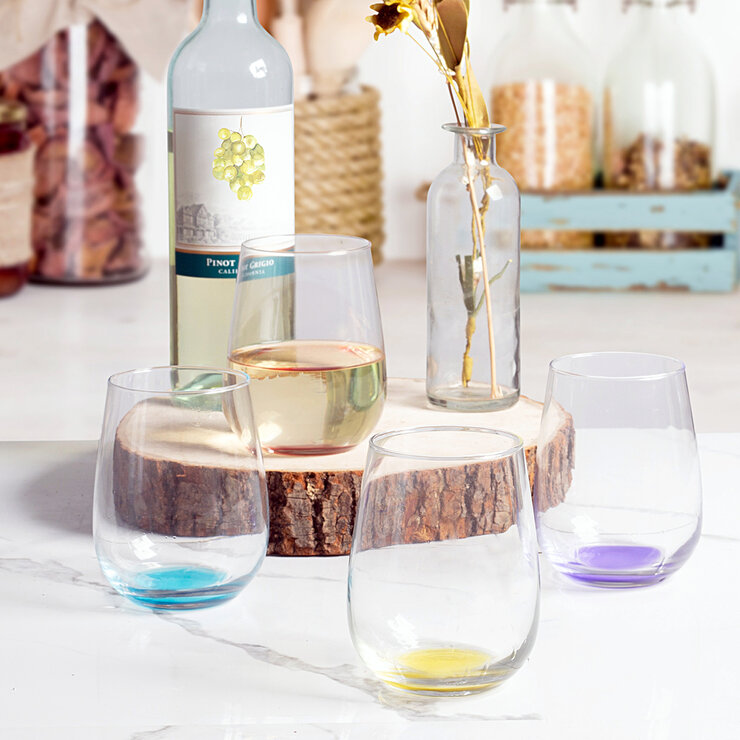 Home Essentials Copas de Vino sin Tallo 4 piezas — Imagen 2 de 3