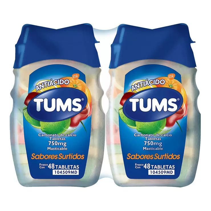 Tums Tabletas Masticables 4 pzas de 48   — Imagen 2 de 3