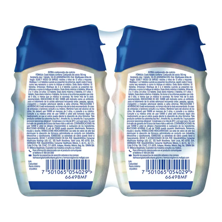 Tums Tabletas Masticables 4 pzas de 48   — Imagen 3 de 3