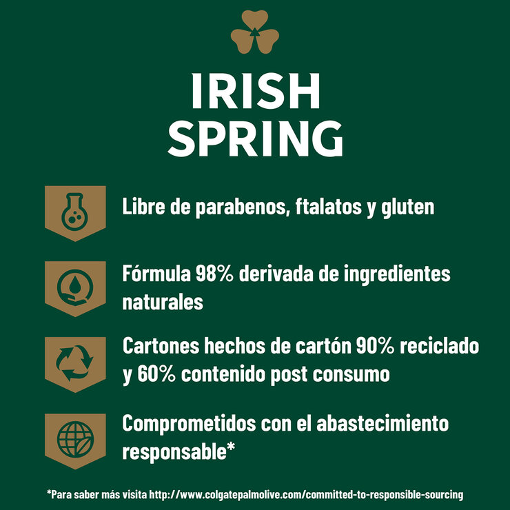 Irish Spring Jabón en Barra 12 pzas — Imagen 2 de 4