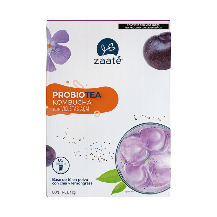 Zaaté, Té Verde Kombucha Violetas Açai y Chía 1 kg — Imagen 1 de 4