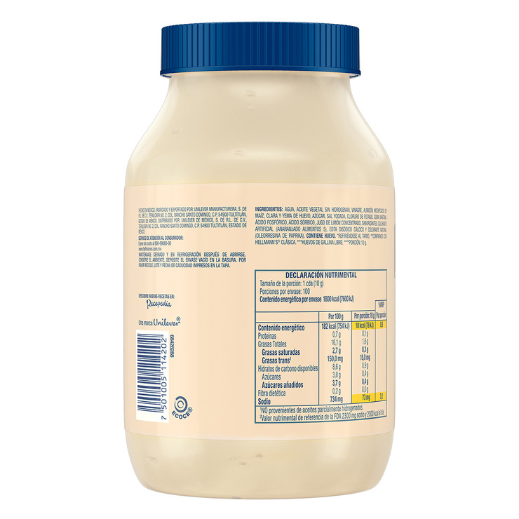 Hellmann'S Mayonesa Light 2 pzas de 1 kg — Imagen 2 de 4