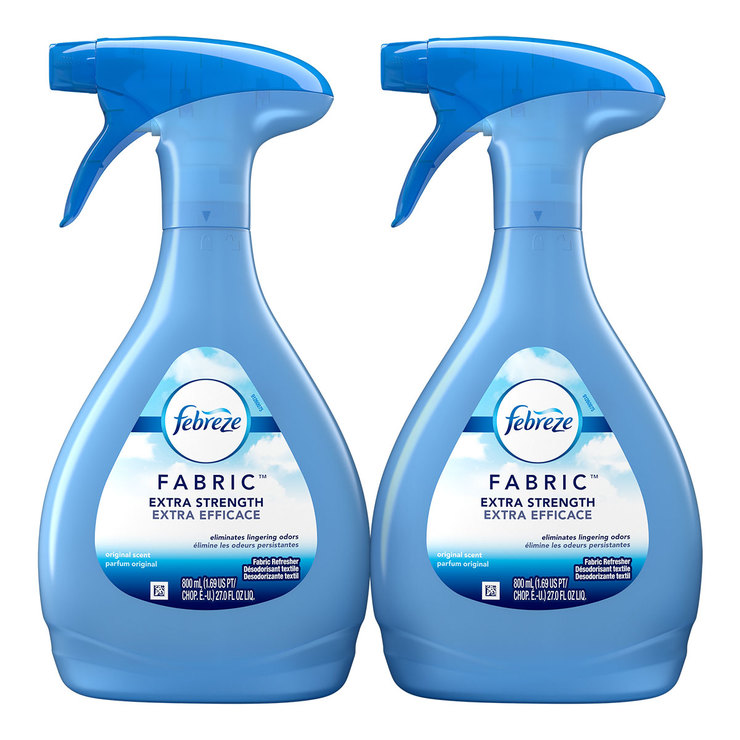 Febreze Fabric Aromatizante para Telas Extra Strength 2 pzas de 800 ml