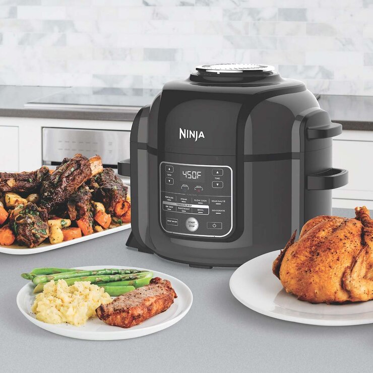 Ninja Foodi, Olla de Presión + Freidora de Aire + Doradora, 6.1 L — Imagen 1 de 4
