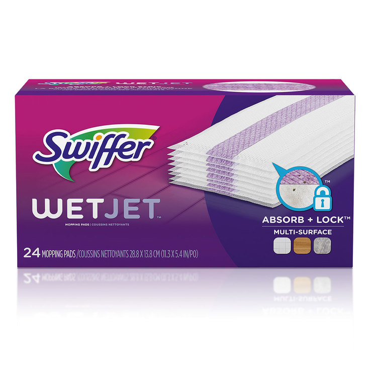 Swiffer Wet Jet Repuestos de Almohadillas para Trapear 24 pzas.