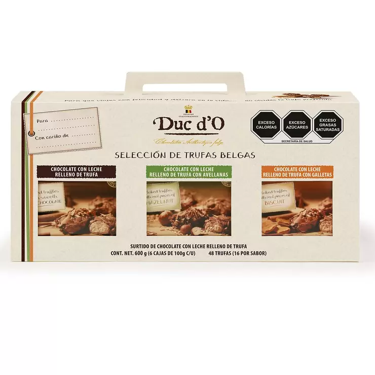 Duc d'O Selección de Trufas Belgas 6 pzas de 100 g — Imagen 1 de 3