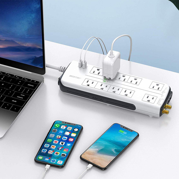 Bestek Protector Multicontacto 4000 J de Protección — Imagen 2 de 4