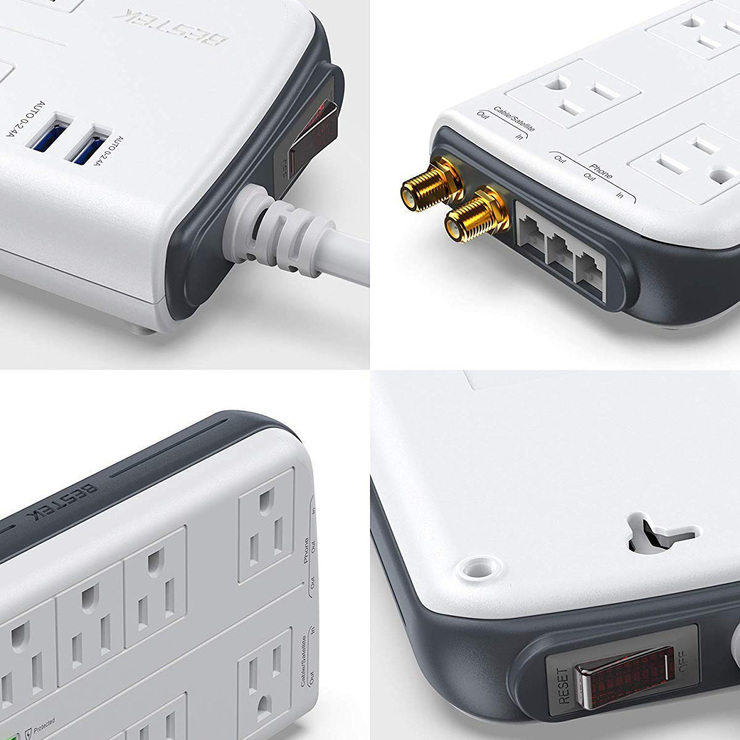 Bestek Protector Multicontacto 4000 J de Protección — Imagen 4 de 4