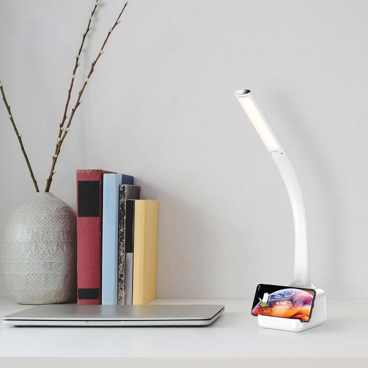 Sheffield Lámpara de Escritorio Luz LED con Carga Inalámbrica — Imagen 3 de 4
