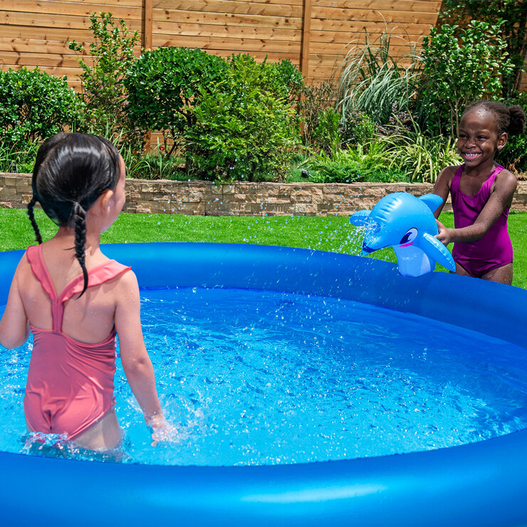  H2OGO!® Piscina inflable delfines, Oasis Bajo El Agua  — Imagen 4 de 4