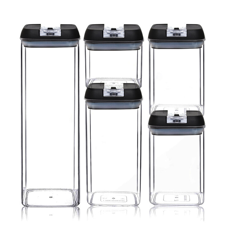 AG, Set de 5 contenedores para cocina con tapa hermética — Imagen 2 de 4