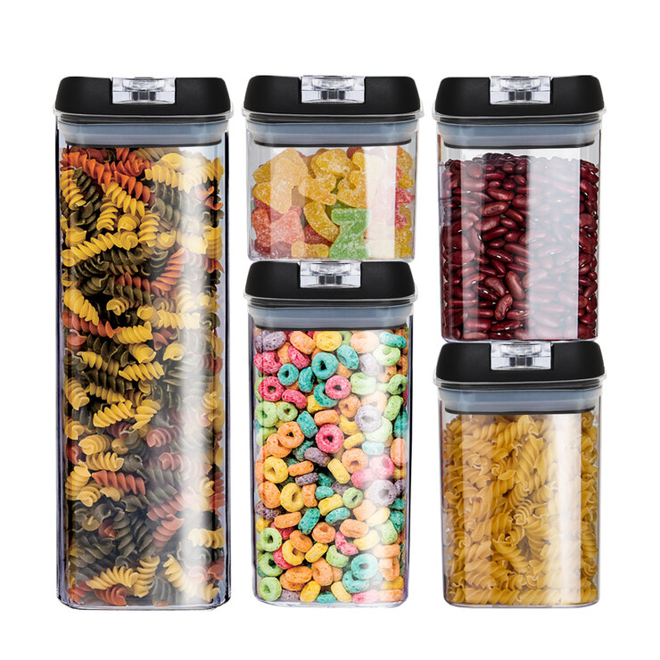 AG, Set de 5 contenedores para cocina con tapa hermética — Imagen 3 de 4