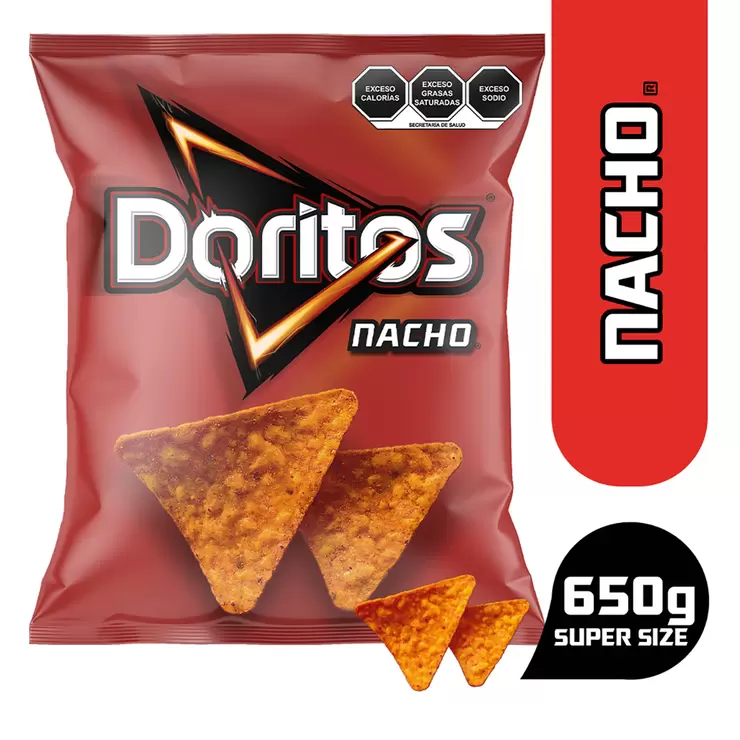 Doritos Nacho Botana de Maíz Sabor Queso y Chile 650 g — Imagen 4 de 4