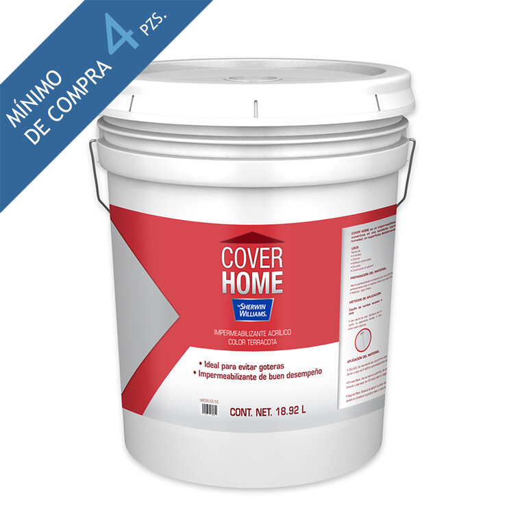 Cover Home, Impermeabilizante Acrílico Terracota, 19L