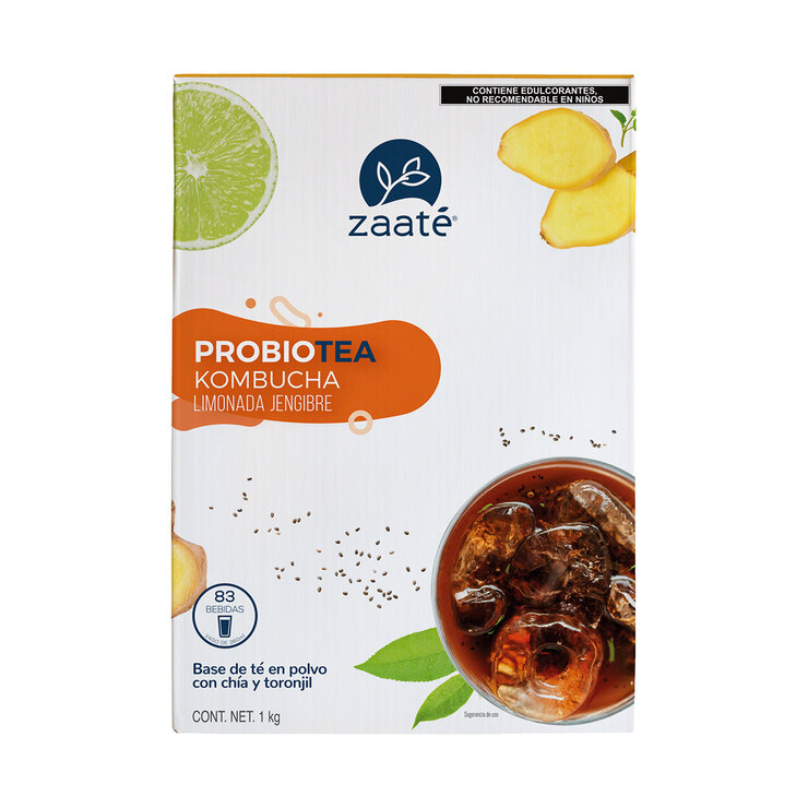 Zaaté Kombucha Té Verde Tisana Limonada Jengibre Chía 1 kg — Imagen 4 de 4