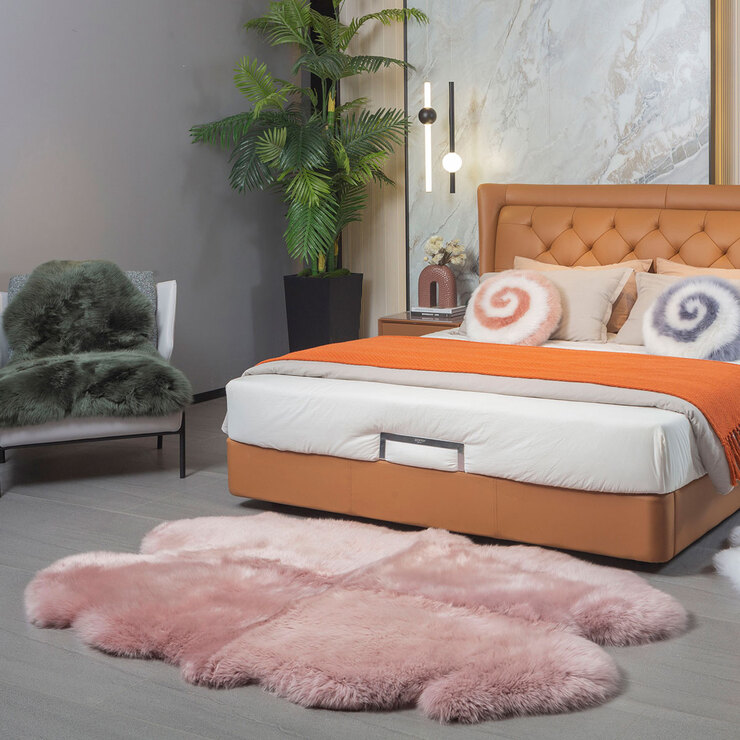 Windward Tapete de Piel de Oveja, 180cm x 109cm — Imagen 4 de 4
