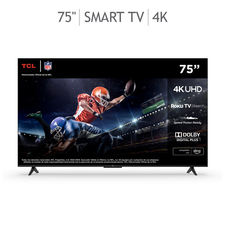 TCL Pantalla 75" 4K UHD Smart TV — Imagen 1 de 4