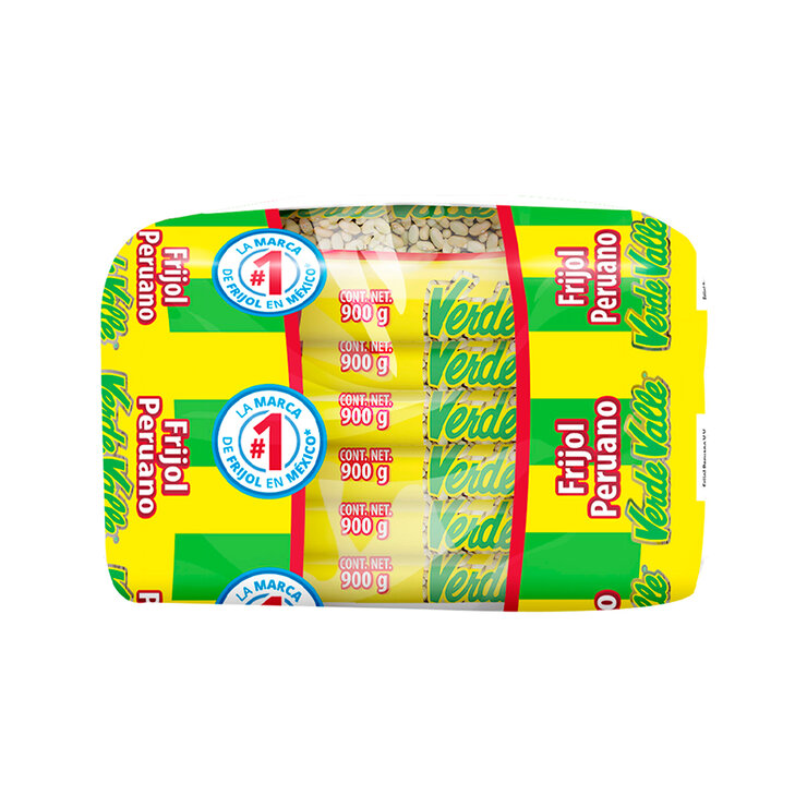 Verde Valle Frijol Peruano 6 pzas de 900 g  — Imagen 1 de 4