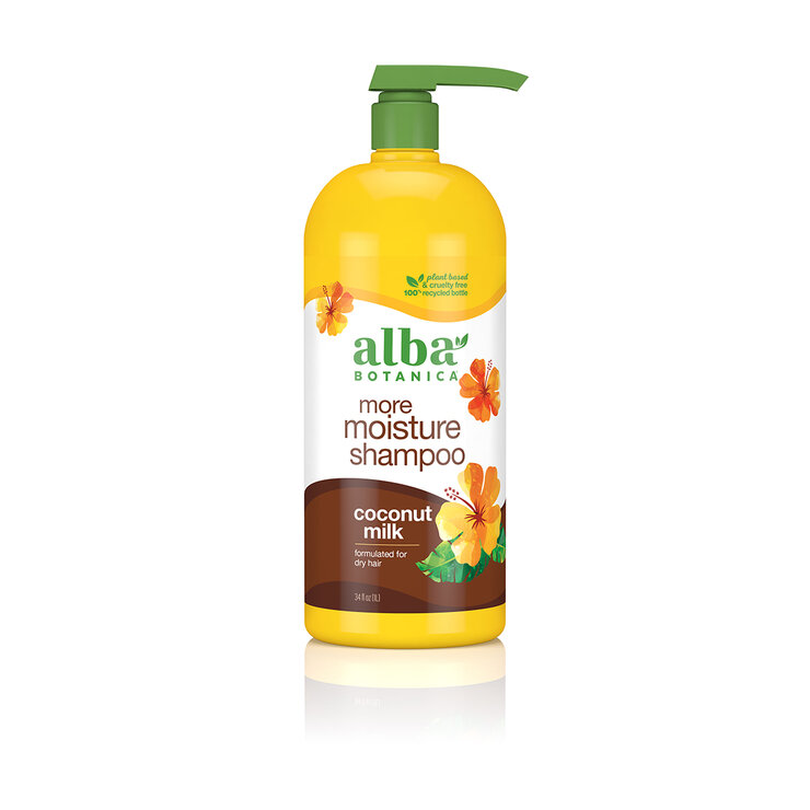 Alba Botanica Shampoo con Leche de Coco 1l — Imagen 1 de 3