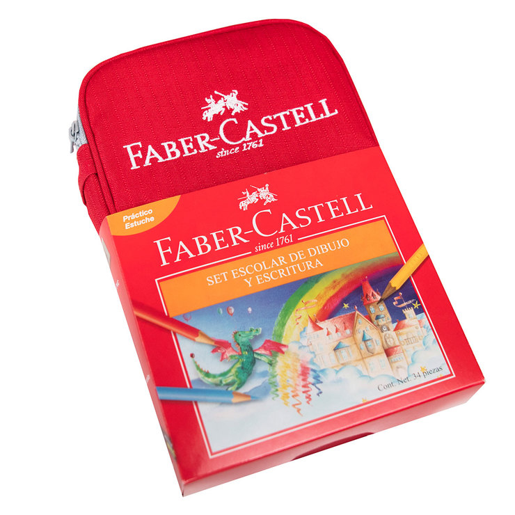 Faber-Castell Estuche Escolar 34 piezas — Imagen 2 de 3