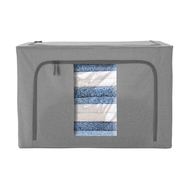 AG Box, Set de 2 Cajas Flexibles de Almacenamiento Grises — Imagen 3 de 4