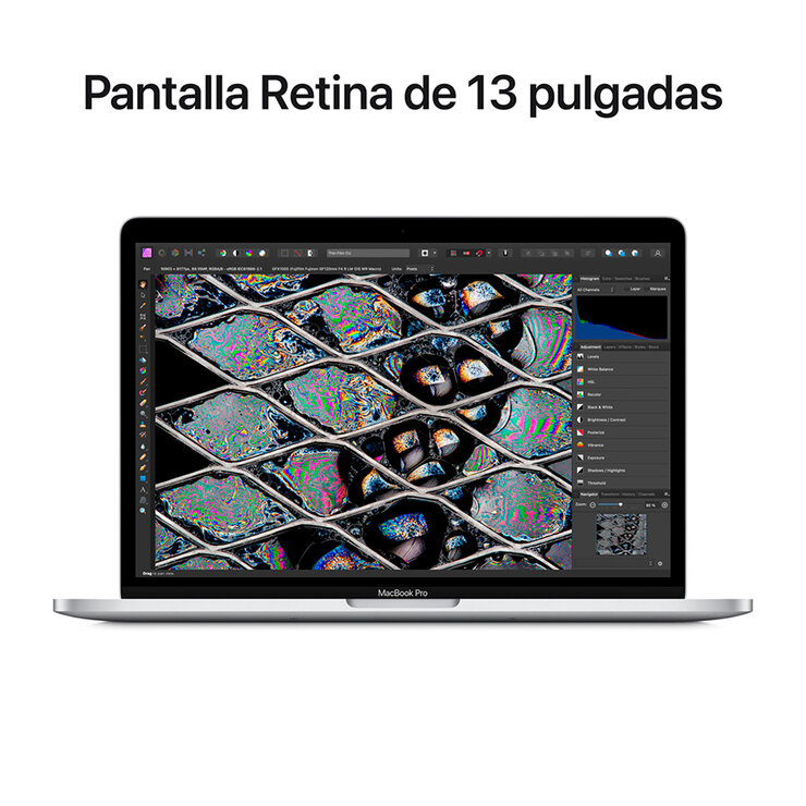 Apple Macbook Pro 13" Chip M2 256GB Plata — Imagen 3 de 4