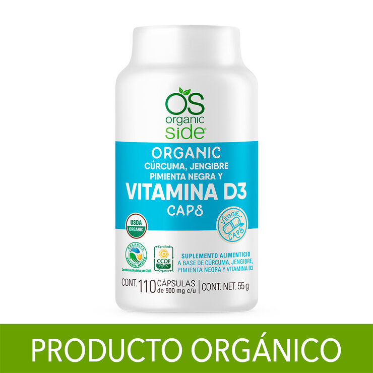 Organic Side Vitamina D3 110 Cápsulas — Imagen 1 de 3