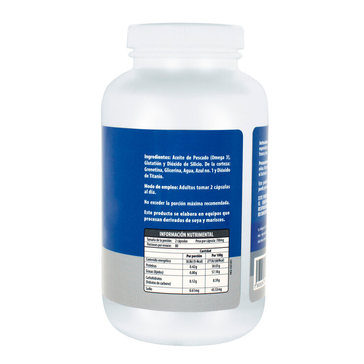 Naturagel Glutatión con Omega 3 160 Cápsulas — Imagen 3 de 4